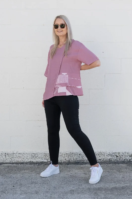 Blush - Pattern Geo Tee