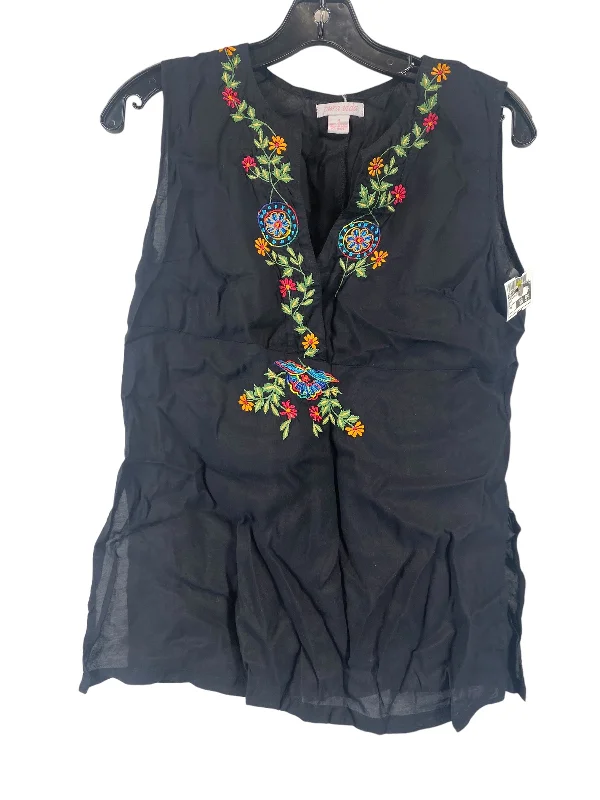 Black Top Sleeveless Puravida, Size M