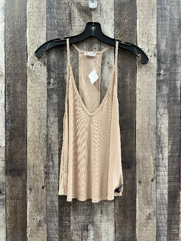 Brown Top Sleeveless Free People, Size Xs