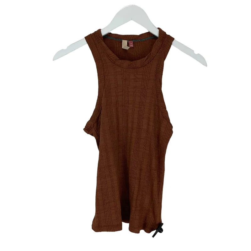 Brown Top Sleeveless Pilcro, Size Xs