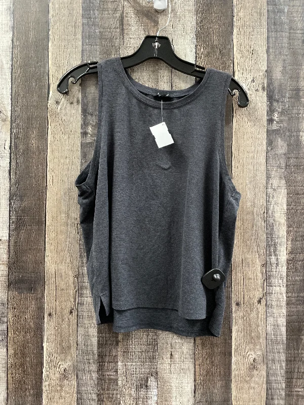 Grey Top Sleeveless Zobha, Size M