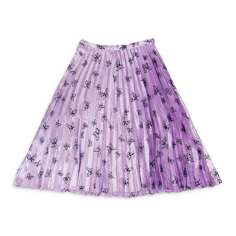 Hvn Tracy Pleated Skirt - Pink