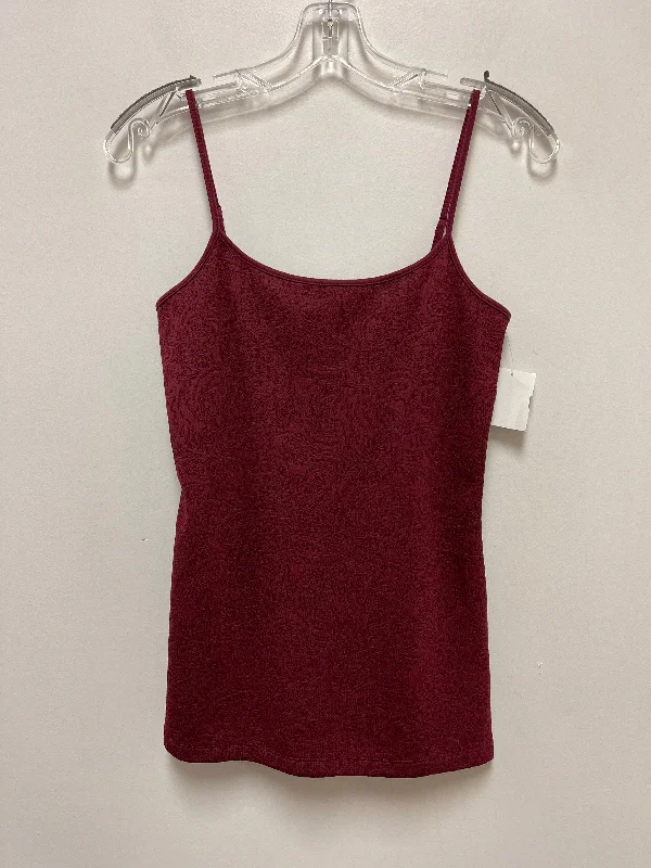 Red Top Sleeveless Loft, Size S