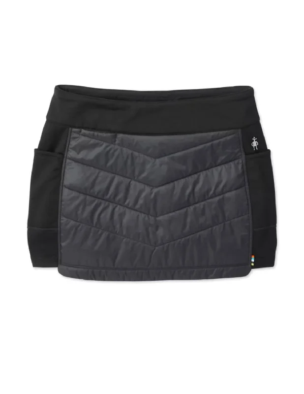 Smartloft Zip Skirt In Black