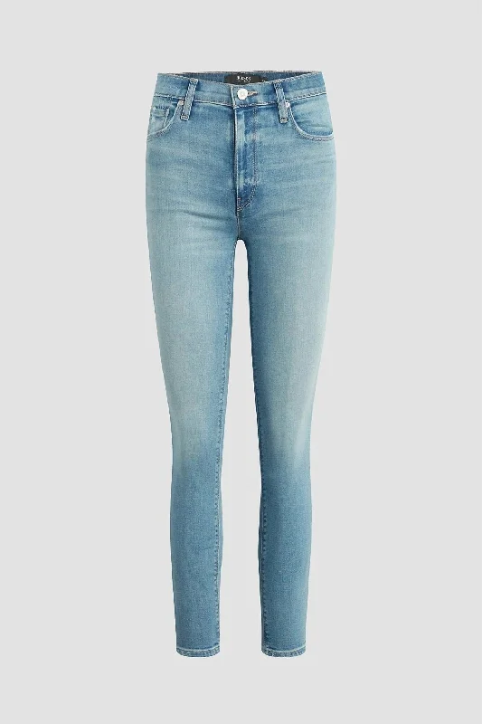 Barbara High Rise Super Skinny Ankle Jeans In Universal