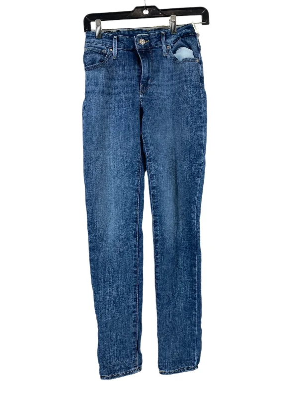 Jeans Skinny By Levis In Blue Denim, Size: 26