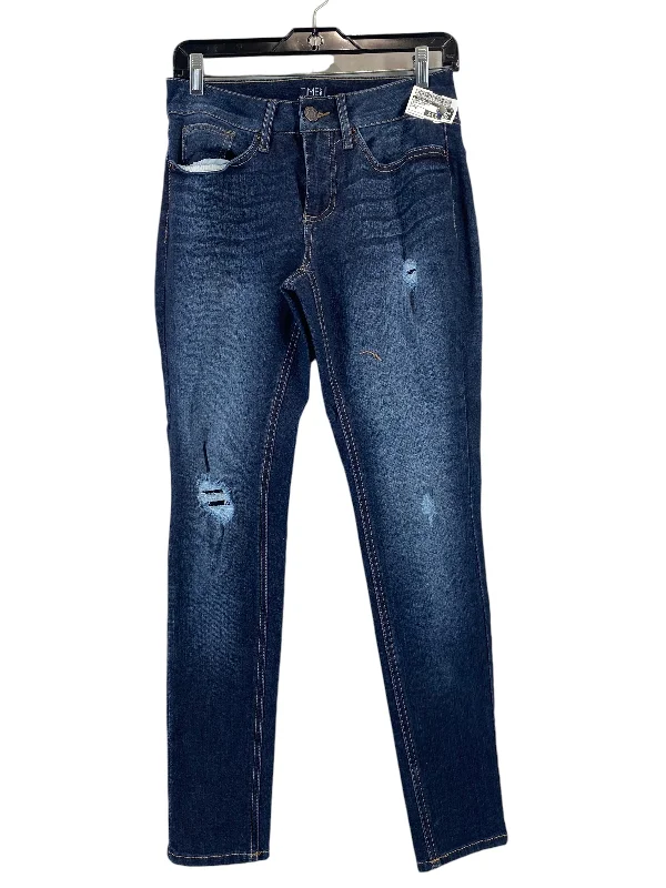 Jeans Skinny By Time And Tru In Blue Denim, Size: 8