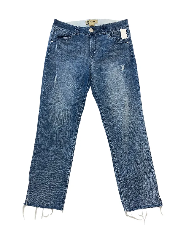 Jeans Straight By Democracy In Blue Denim, Size: 10