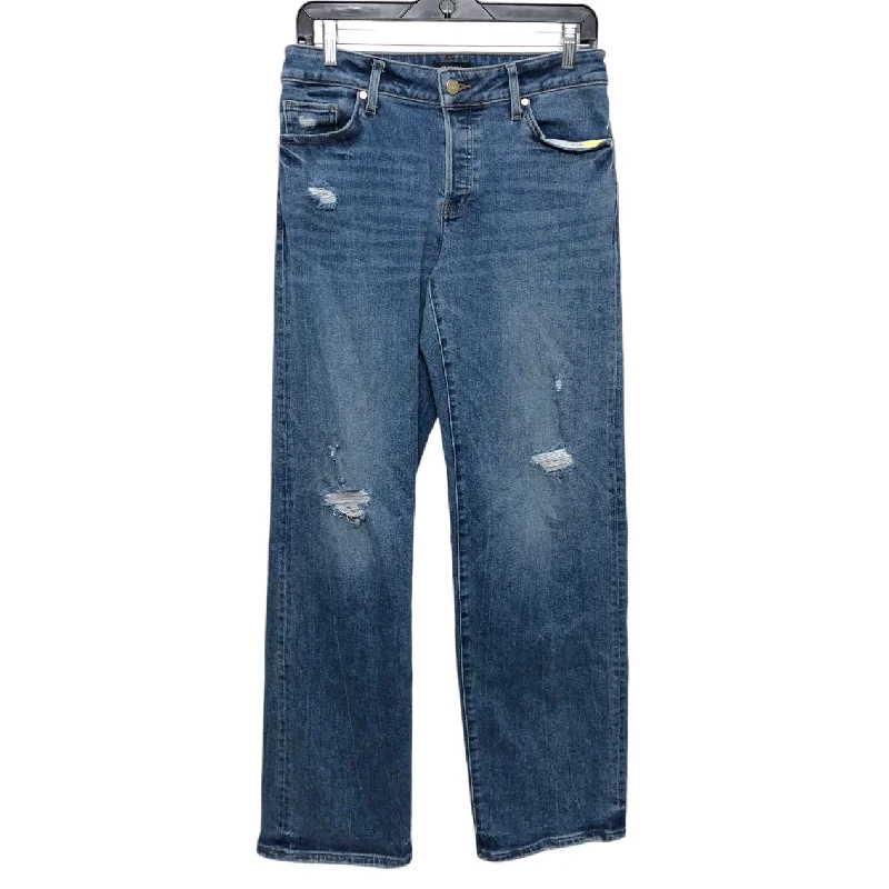 Jeans Straight By Express In Blue Denim, Size:2