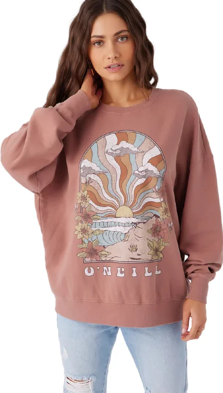 Choice Oversize Crew Neck Sweatshirt - Women's|-|Chandail en molleton surdimensionné à col rond Choice - Femme