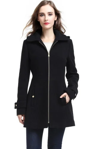 BGSD Women Lina Wool Hooded Parka Coat