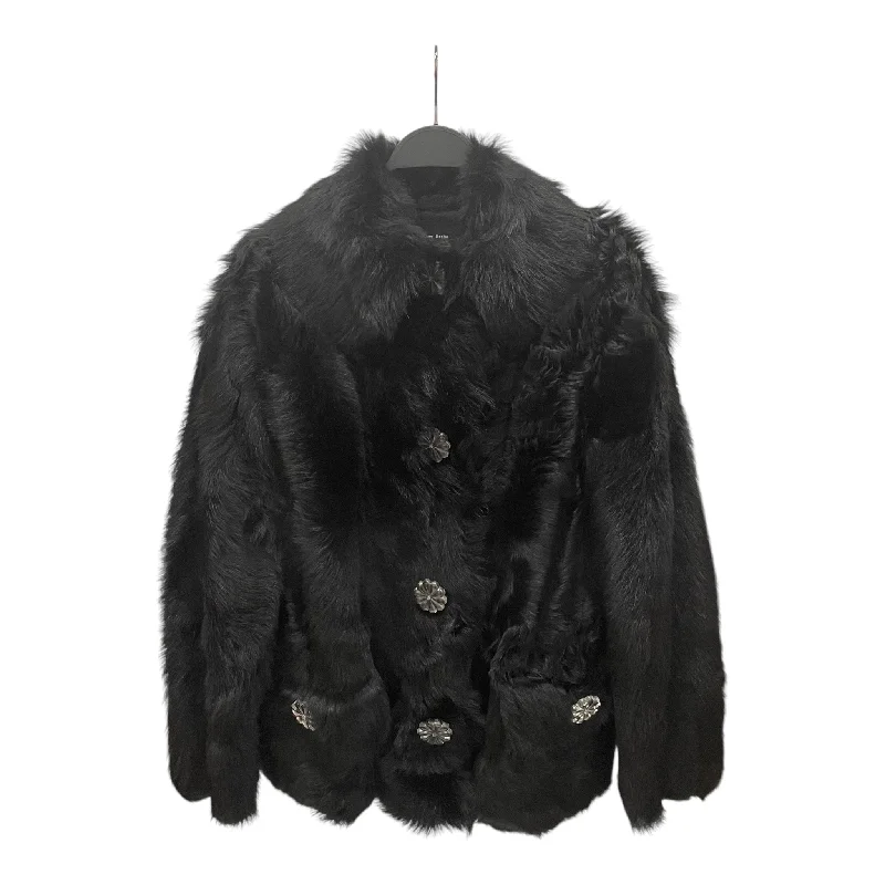 SIMONE ROCHA/Jacket/8/Fur/BLK/RABBIT FUR JACKET