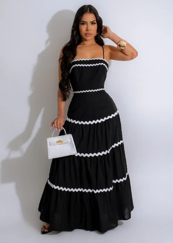 Attitude Maxi Dress Black