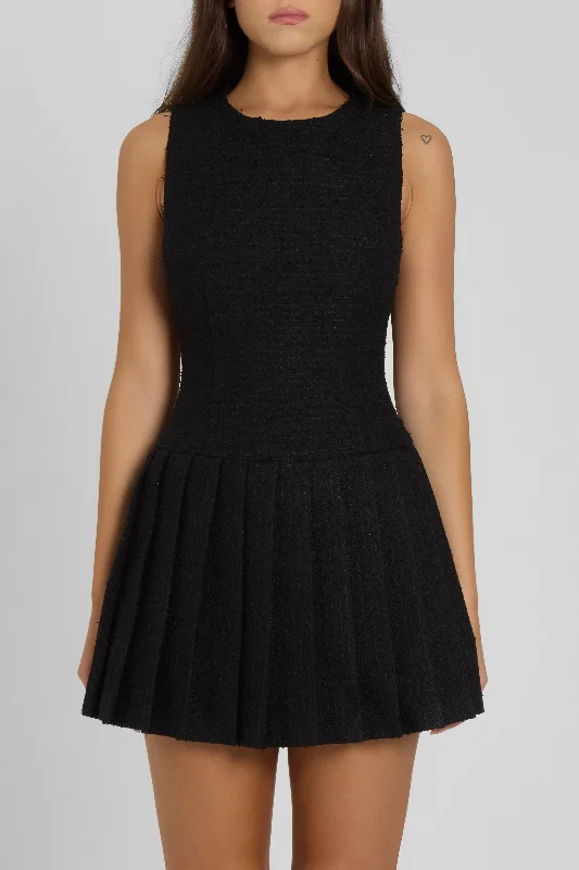 Boa Boucle Mini Dress