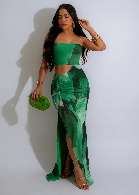 Easy Breezy Maxi Dress Green