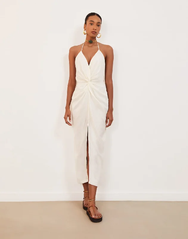 Kana Midi Dress - Off White