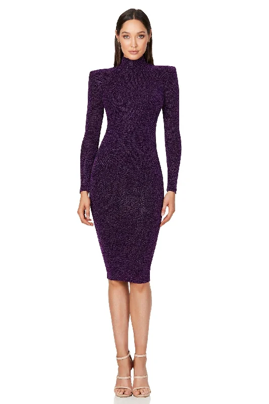 Nookie Nova Midi Dress - Purple