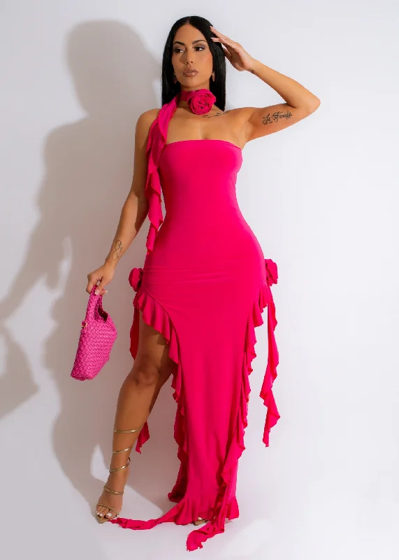 Steal A Kiss From Me Maxi Dress Pink